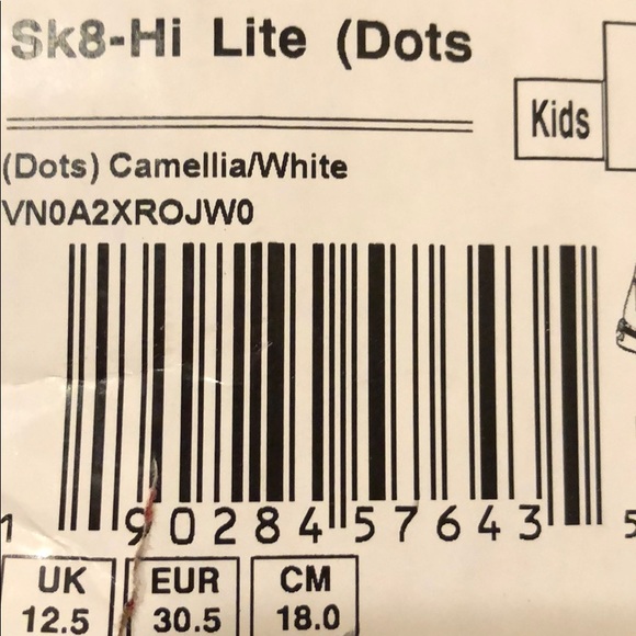 Dots Sk8Hi Lite Vans - Picture 4 of 4